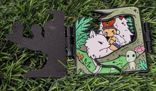 Prinzessin Mononoke Spirit Waldgeist Pop Up Emaillie Pin Studio Ghibli