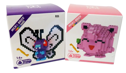 Pummeluff Pokemon iBlock Fun LOZ Modellbausteine mit Sammelbox