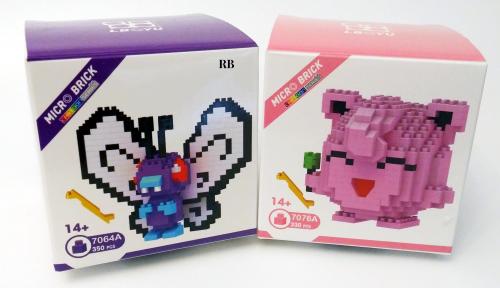 Smettbo - Butterfree Pokemon iBlock Fun LOZ Modellbausteine mit Box