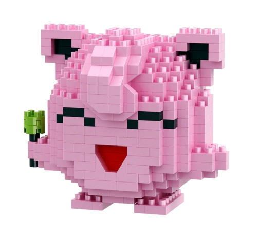 Pummeluff Pokemon iBlock Fun LOZ Modellbausteine mit Sammelbox