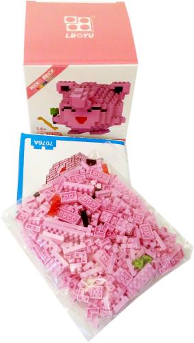 Pummeluff Pokemon iBlock Fun LOZ Modellbausteine mit Sammelbox