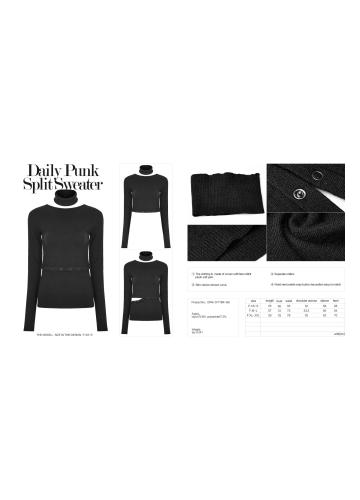 Punk Rave Jade Multiway Knit Top dreiteilig