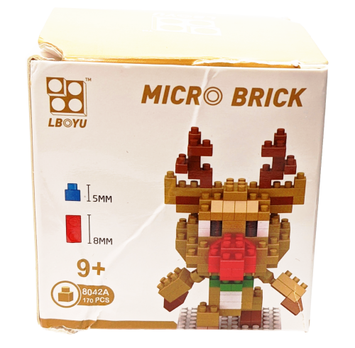 Rentier Rudi mit der Roten Nase Bricks Building Block