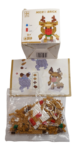 Rentier Rudi mit der Roten Nase Bricks Building Block