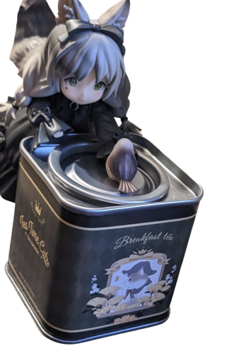 Ribose Original Tea Time Cats Set mit Tee Dose Sammel PVC Figur