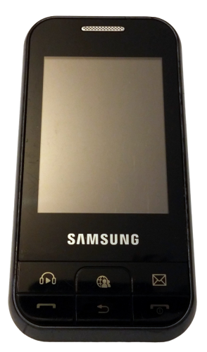 Samsung Chat 350 Smartphone  2.4 Zoll  QWERTZ Keyboard  SIM Frei