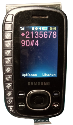 Samsung GT B3310 - Titaniumgrau | Silder Handy | 2 Zoll |  QWERTZ-Tastatur | Simlock Frei