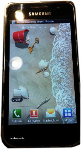 Samsung Galaxy S Plus GT-I9001 Smartphone | 8 GB Speicher | 4 Zoll | 5 MP Kamera | Simlock Frei