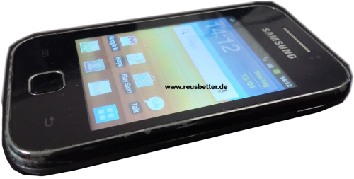 Samsung Galaxy Young GT-S5360 Smartphone | 3 Zoll | 2 MP | schwarz | Simlock Frei