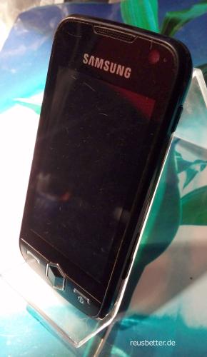 Samsung Jet GT-S8000 Smartphone | Rose Schwarz | 5 Megapixel | 3,1 Zoll | Simlock Frei