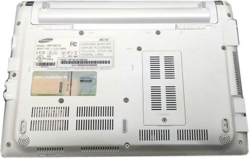 Samsung NP - NC10 - KA01DE ❖ Intel Atom N270 ❖ 1.6GHz ❖ 2GB RAM