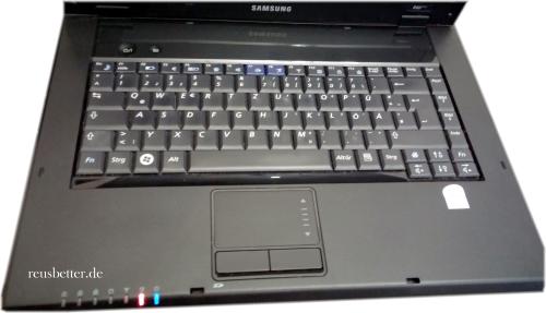 SAMSUNG R60 PLUS Notebook | DUAL CORE 1.73 GHz | 3GB | 15.4 Zoll | Bastler/Recycling Gerät