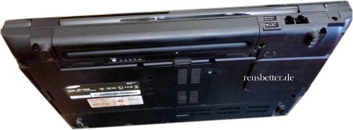 SAMSUNG R60 PLUS Notebook | DUAL CORE 1.73 GHz | 3GB | 15.4 Zoll | Bastler/Recycling Gerät