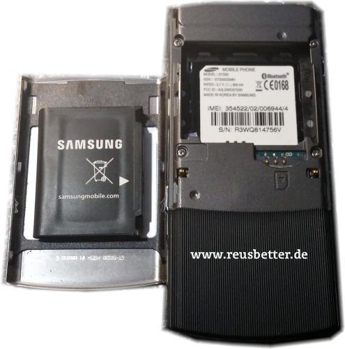 Samsung GT- S7330 Slider Handy ❖ Noir Black ❖ 3MP ❖ Simlock Frei