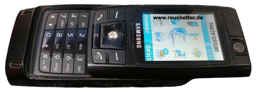 Samsung SGH-D820 Sliderhandy PictBridge Simlock Frei Schwarz