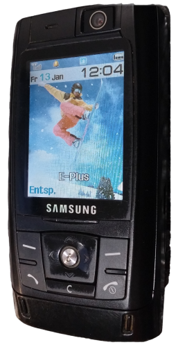 Samsung SGH-D820 Sliderhandy PictBridge Simlock Frei Schwarz