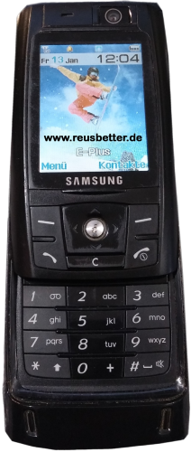 Samsung SGH-D820 Sliderhandy PictBridge Simlock Frei Schwarz