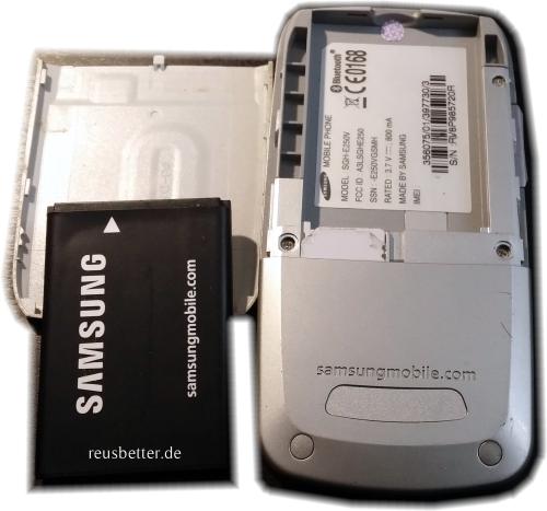 Samsung SGH-E250 Sliderhandy silver Simlock Frei