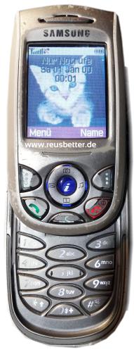 Samsung SGH E800 Klapphandy - Eissilber | ohne Vertrag