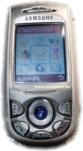 Samsung SGH E800 Klapphandy - Eissilber | ohne Vertrag