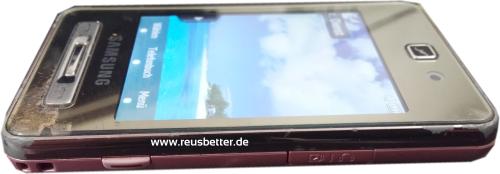Samsung SGH-F480 Smartphone | 5 MP | 2,8 Zoll | Pink | Simlock Frei