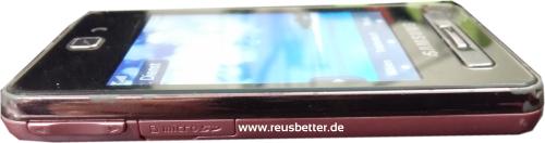 Samsung SGH-F480 Smartphone | 5 MP | 2,8 Zoll | Pink | Simlock Frei