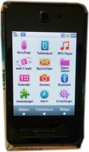 Samsung SGH F480I Smartphone | 5MP | 2,8 Zoll |  Ice Silver | Simlock Frei