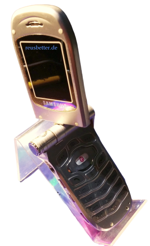 Samsung SGH-P400 Klapphandy | 180° Drehoptik | Silber