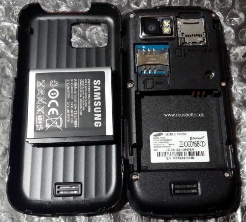 Samsung Jet GT-S8000 Smartphone | Rose Schwarz | 5 Megapixel | 3,1 Zoll | Simlock Frei