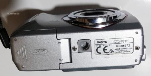 Sanyo XACTI VPC-S3 Digitalkamera | 3.2 MP | 1,8" TFT LCD | Silber