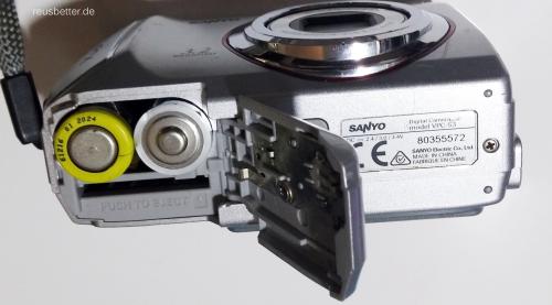 Sanyo XACTI VPC-S3 Digitalkamera | 3.2 MP | 1,8" TFT LCD | Silber
