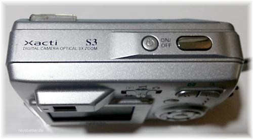 Sanyo XACTI VPC-S3 Digitalkamera | 3.2 MP | 1,8" TFT LCD | Silber