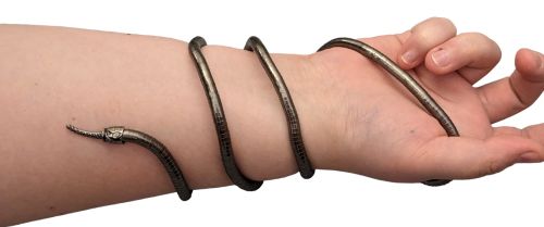 Modeschmuck Unisex Schlangenhalskette Gliederkette oder Armband individuell formbar