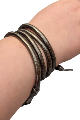 Modeschmuck Unisex Schlangenhalskette Gliederkette oder Armband individuell formbar