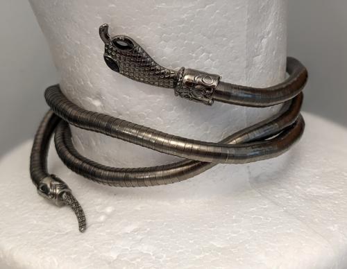 Modeschmuck Unisex Schlangenhalskette Gliederkette oder Armband individuell formbar