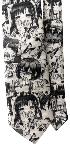 Ahegao Cosplay Anime Krawatte ✌ College Stil ✌ 8cm Breit