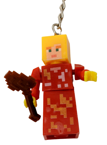 Schlüsselanhänger Minecraft Motiv Set Blaze Sammel Box Set
