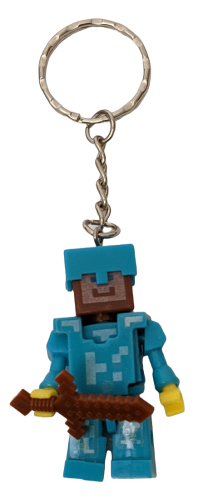 Schlüsselanhänger Minecraft Motiv Motiv Steve Kristallrüstung Sammel Box Set
