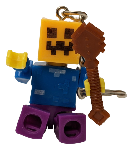 Schlüsselanhänger Set Minecraft Motiv Pumpkin Sammel Box