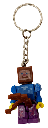 Schlüsselanhänger Minecraft Motiv Set Steve Sammel Box Set