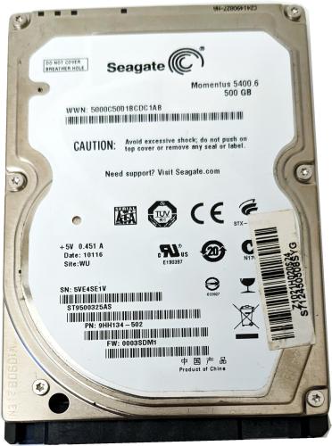 Seagate Momentus ST9500325AS - 5400.6 - 500 GB -