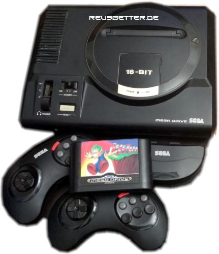 Sega Mega Drive 16bit Konsolen | Set | Spiel | Sega Mega Drive Infrarot Controller / Gamepad | 120061167