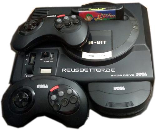 Sega Mega Drive 16bit Konsolen | Set | Spiel | Sega Mega Drive Infrarot Controller / Gamepad | 120061167