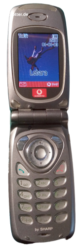 Sharp GX10i Klapphandy | Metallic Grey | LCD-TFT | Ohne Simlock