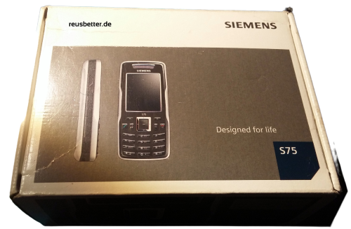 Siemens S75  Piano Black Handy | Autotelefon | Multimedia-Handy | in Original Verpackung ohne Vertrag