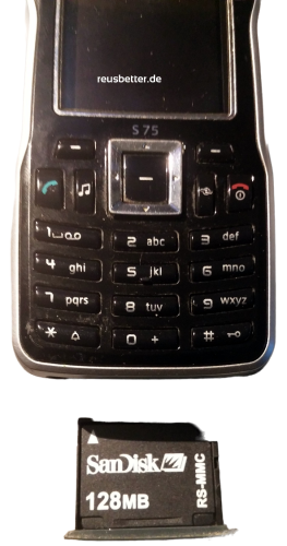 Siemens S75  Piano Black Handy | Autotelefon | Multimedia-Handy | in Original Verpackung ohne Vertrag