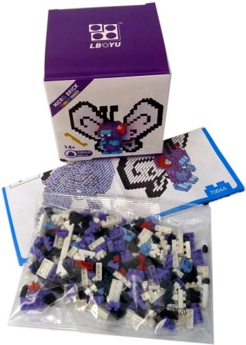Smettbo - Butterfree Pokemon iBlock Fun LOZ Modellbausteine mit Box