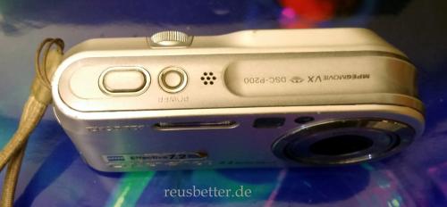 Sony DSC-P200/S Carl Zeiss Zoomobjektiv | 7.2 MP LCD | Silber