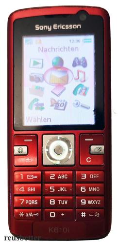 Sony Ericsson K610i Candy Bar Evening Rot UMTS 2 Zoll Display