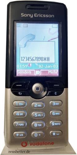 Sony Ericsson T610 Handy Classic Candy Bar Silber 1.8 Zoll